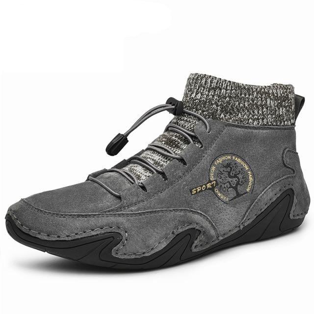 Men's Beige Canvas Casual Walking Sneakers Lightweight Sports Flats