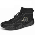 Men's Beige Canvas Casual Walking Sneakers Lightweight Sports Flats