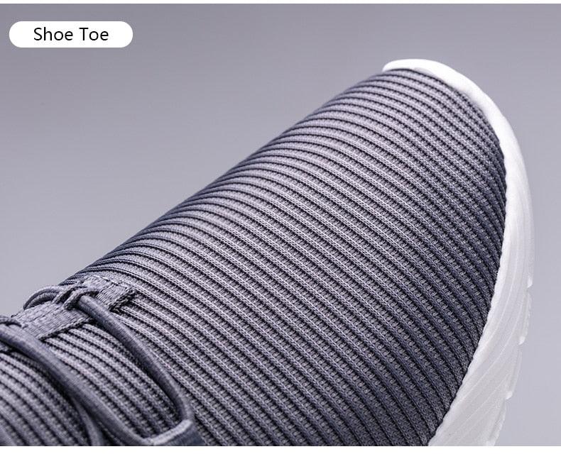 Lightweight Blue Mesh Breathable Walking Sneakers for Men