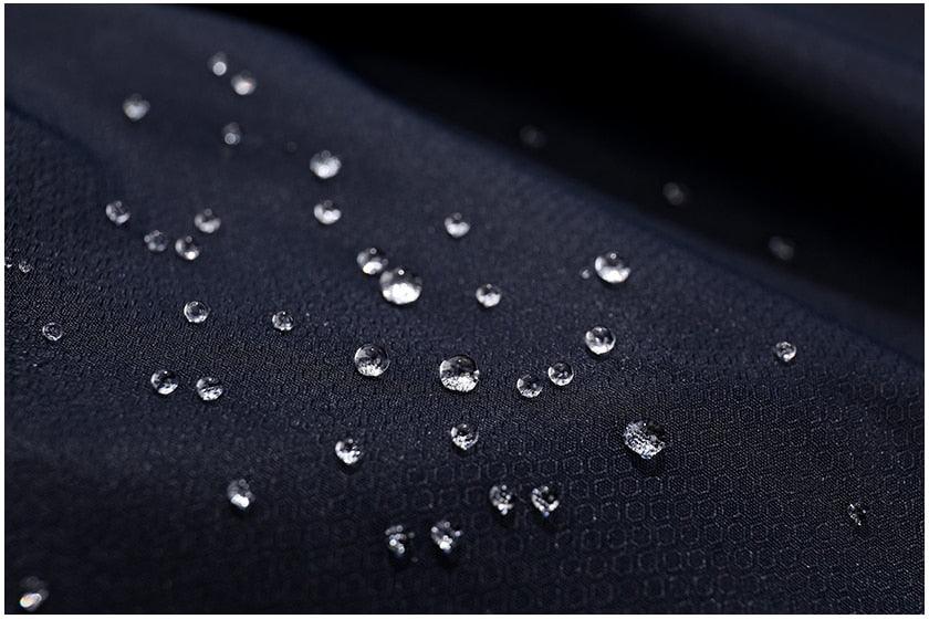 Men's Waterproof Winter Ski Jacket with Detachable Hood