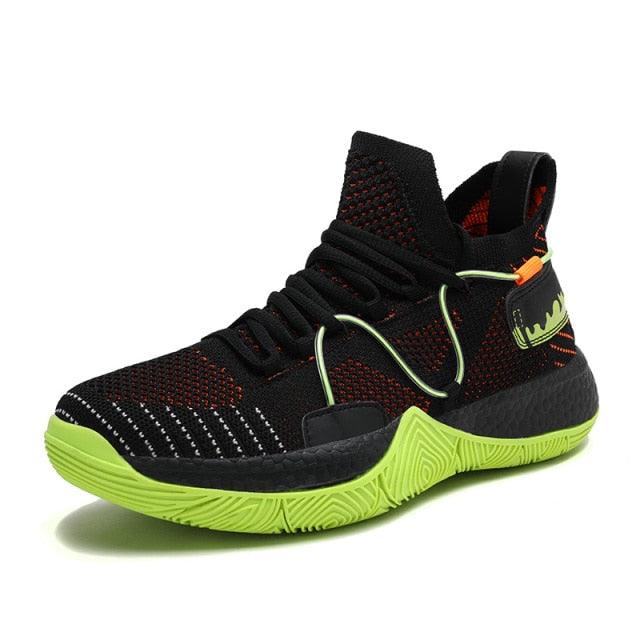 Men's High Top Basketball Shoes Shockproof Cushioning Sneakers
