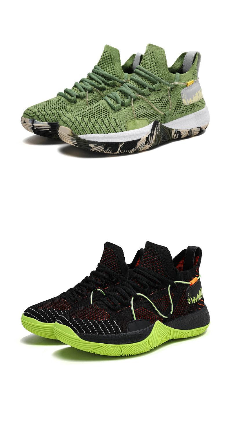 Men's High Top Basketball Shoes Shockproof Cushioning Sneakers