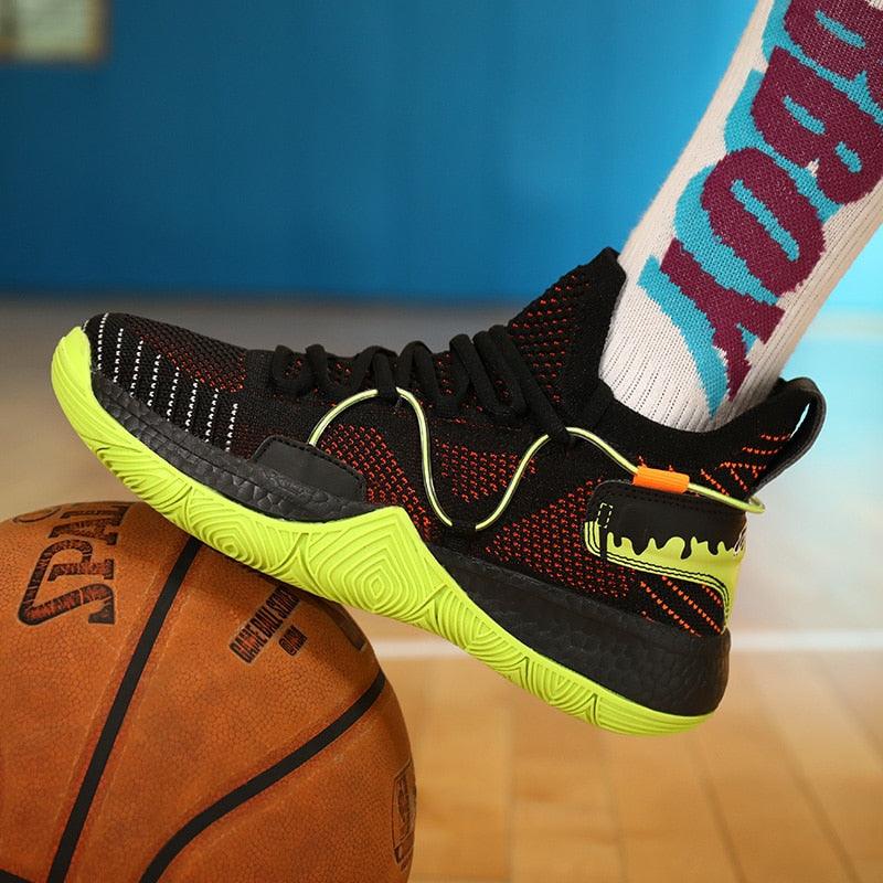 Men's High Top Basketball Shoes Shockproof Cushioning Sneakers