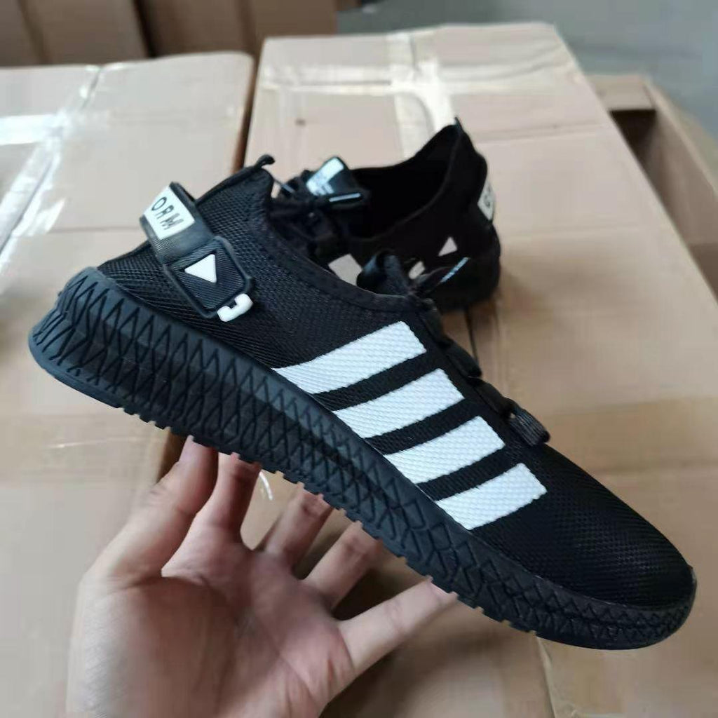 Men's Lightweight Knit Platform Running Trainers Casual Shoes