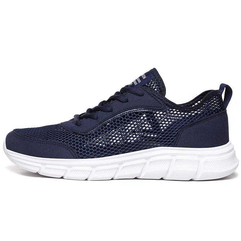 Lightweight Men’s Casual Black Mesh Running Sneakers