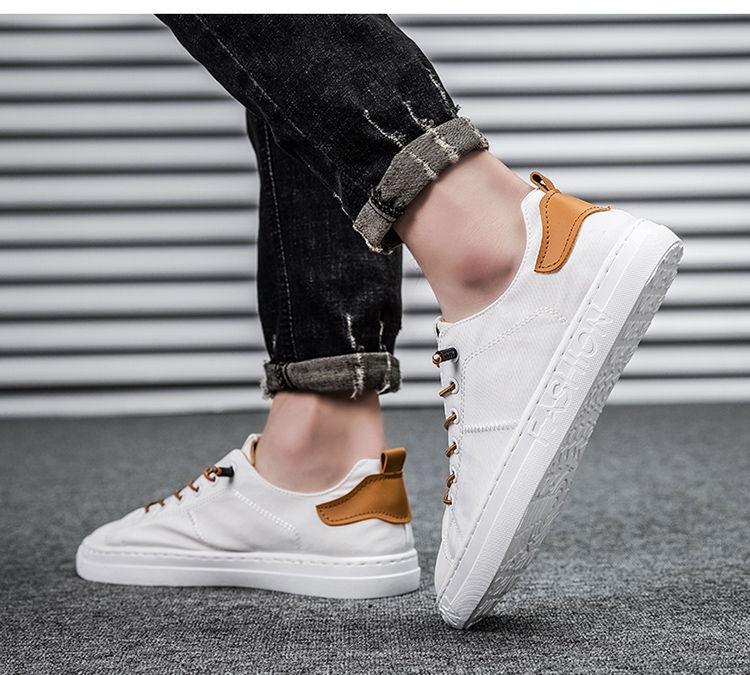Classic Low Top Canvas Sneakers Lightweight Breathable Walking Shoes