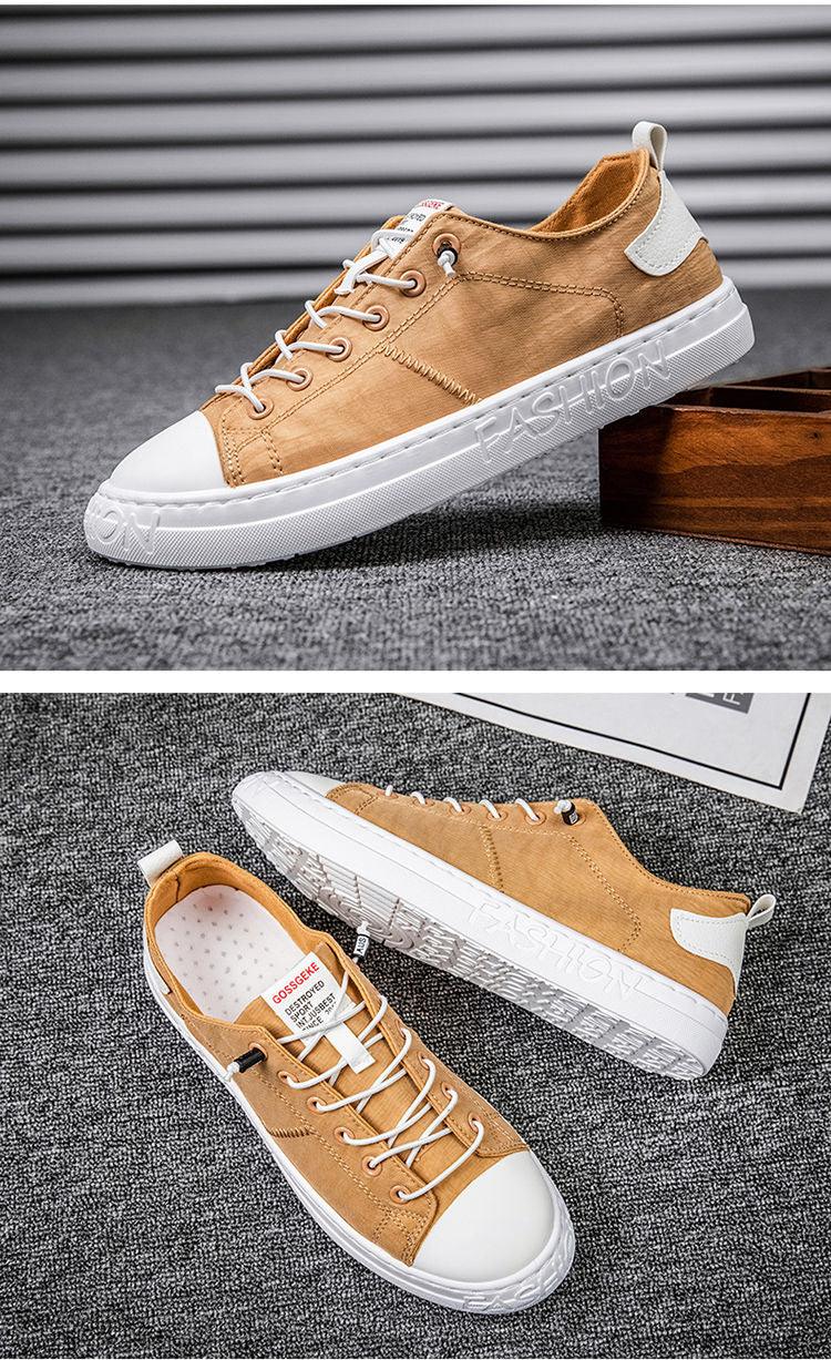 Classic Low Top Canvas Sneakers Lightweight Breathable Walking Shoes