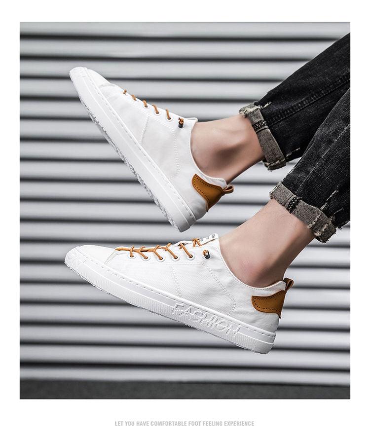 Classic Low Top Canvas Sneakers Lightweight Breathable Walking Shoes