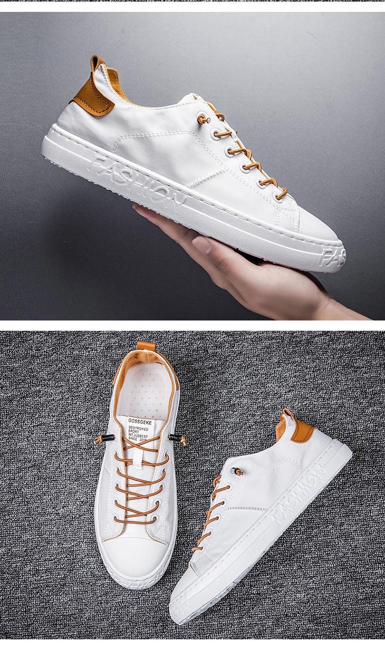 Classic Low Top Canvas Sneakers Lightweight Breathable Walking Shoes
