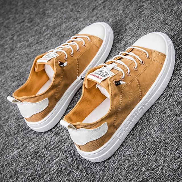Classic Low Top Canvas Sneakers Lightweight Breathable Walking Shoes