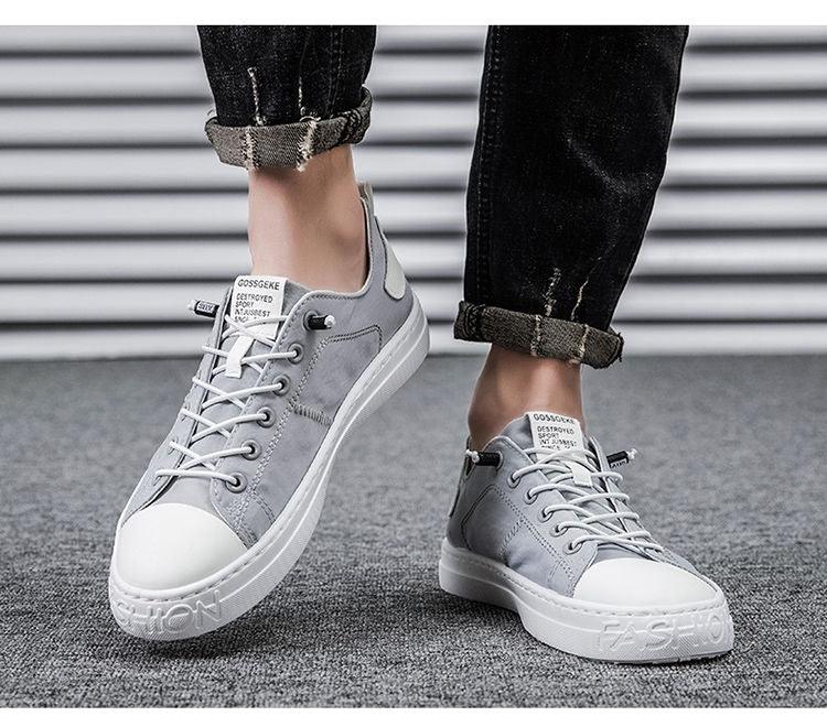 Classic Low Top Canvas Sneakers Lightweight Breathable Walking Shoes