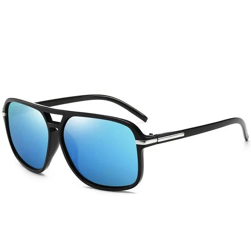 Square Polarized Sunglasses for Men Vintage Driving Sun Glasses