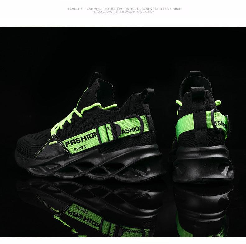 Men's Lightweight Breathable Knit Sport Sneakers Casual Trainers