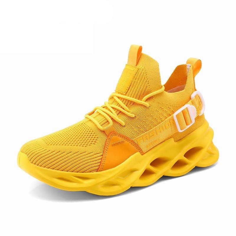 Men's Lightweight Breathable Knit Sport Sneakers Casual Trainers