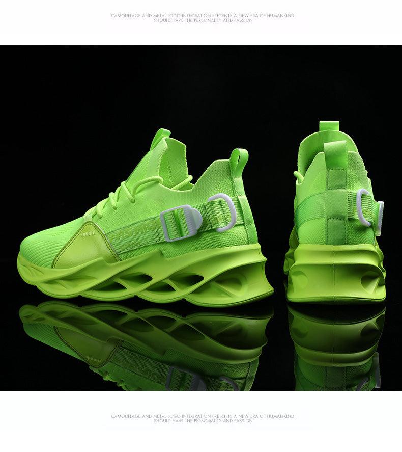 Men's Lightweight Breathable Knit Sport Sneakers Casual Trainers
