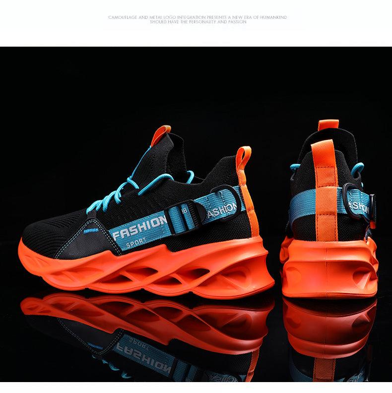 Men's Lightweight Breathable Knit Sport Sneakers Casual Trainers
