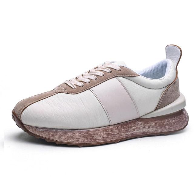 Men's Casual Platform Sneakers, Breathable Sporty Walking Shoes