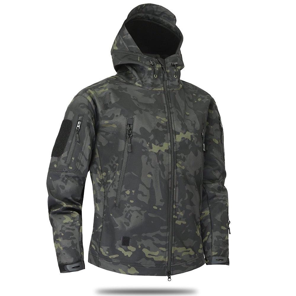 Men's Lightweight Camouflage Tactical Windbreaker Outdoor Jacket