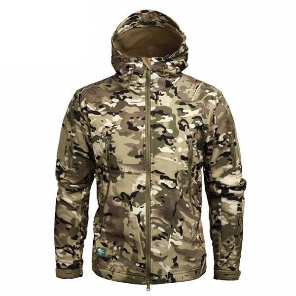 Men's Lightweight Camouflage Tactical Windbreaker Outdoor Jacket