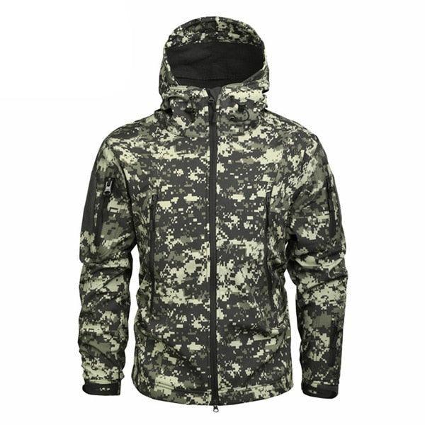 Men's Lightweight Camouflage Tactical Windbreaker Outdoor Jacket