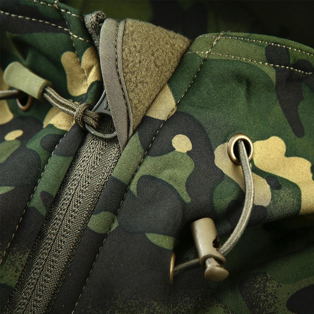 Men's Lightweight Camouflage Tactical Windbreaker Outdoor Jacket