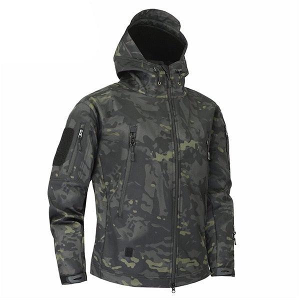 Men's Lightweight Camouflage Tactical Windbreaker Outdoor Jacket