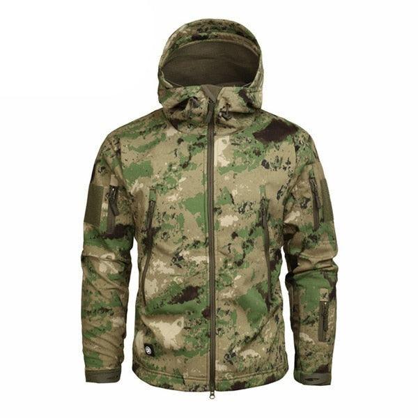 Men's Lightweight Camouflage Tactical Windbreaker Outdoor Jacket