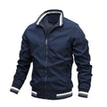 Men's Slim Fit Waterproof Windbreaker Jacket for Spring and Autumn