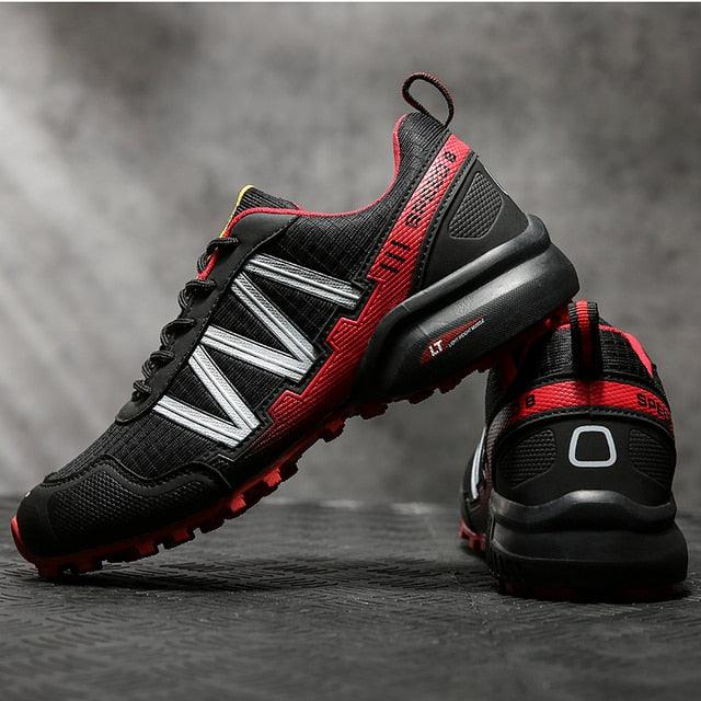 Men's Technical Running Sneakers Lightweight Knit Training Shoes
