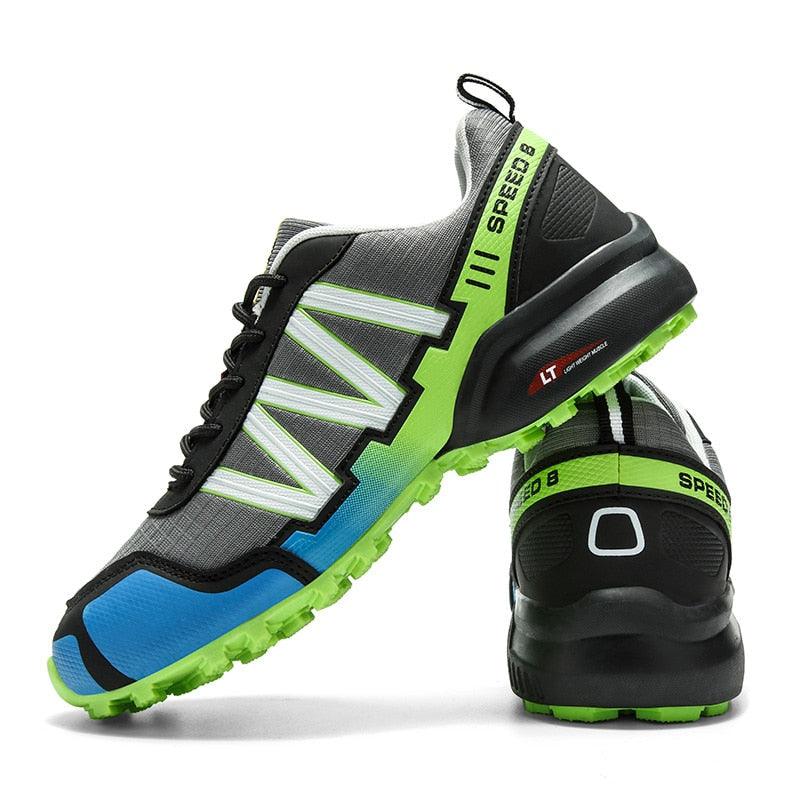 Men's Technical Running Sneakers Lightweight Knit Training Shoes