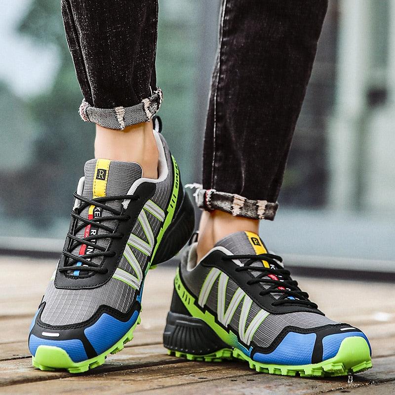 Men's Technical Running Sneakers Lightweight Knit Training Shoes