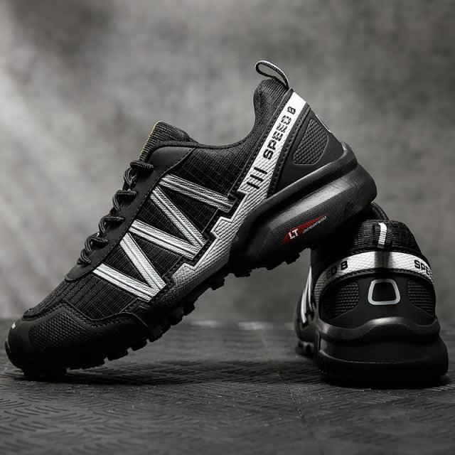 Men's Technical Running Sneakers Lightweight Knit Training Shoes