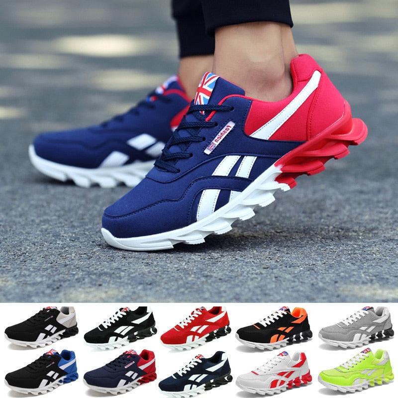 Men's Black High-Quality Breathable Outdoor Sports Sneakers