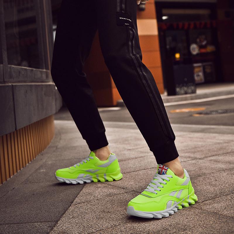 Men's Black High-Quality Breathable Outdoor Sports Sneakers