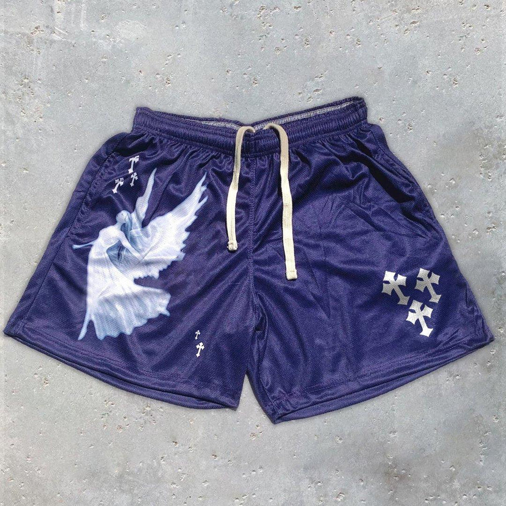 Men's Mesh Basketball Shorts Quick Dry Sport Beach Trunks