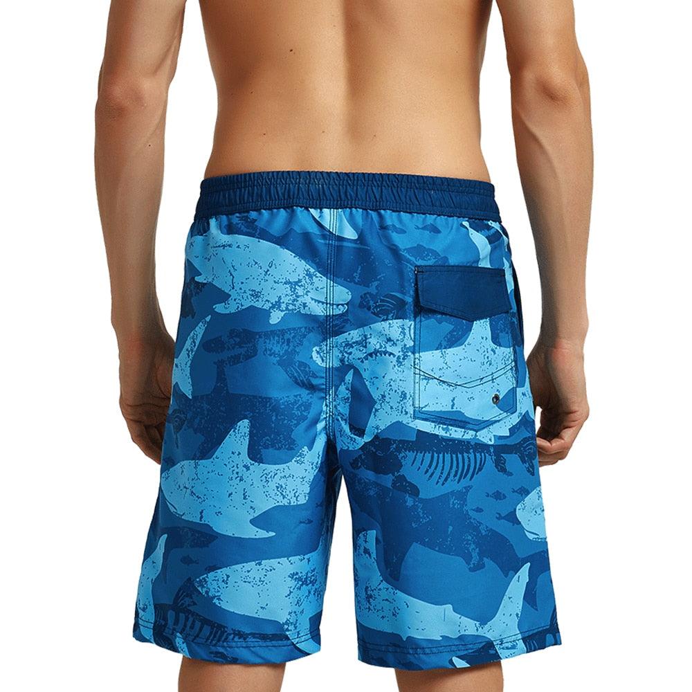 Men's Quick-Dry Beach Shorts for Swimming and Watersports