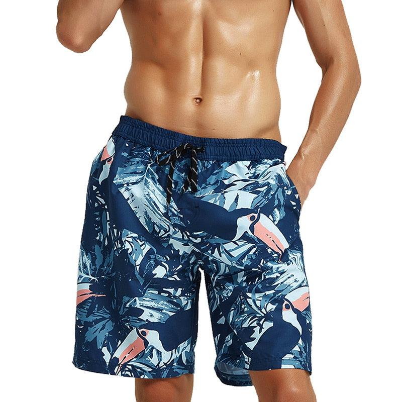 Men's Quick-Dry Beach Shorts for Swimming and Watersports