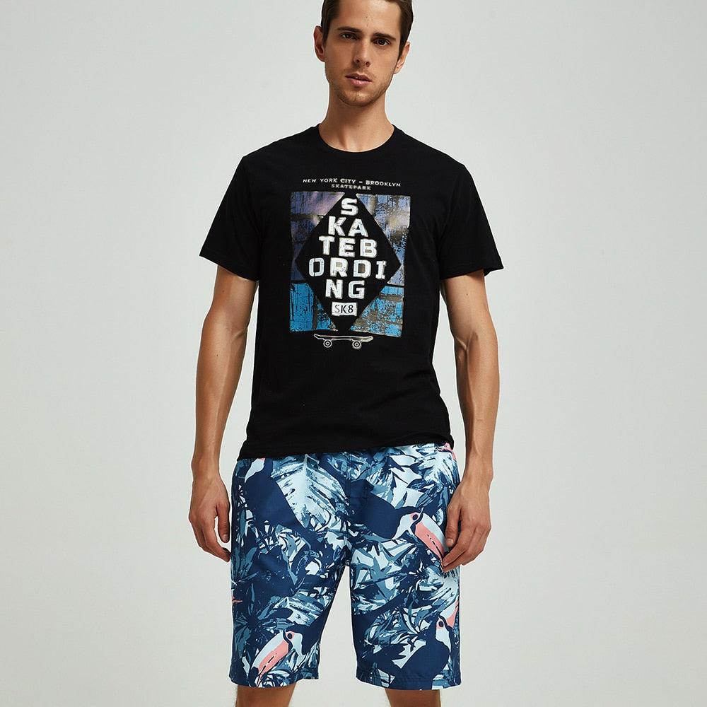 Men's Quick-Dry Beach Shorts for Swimming and Watersports