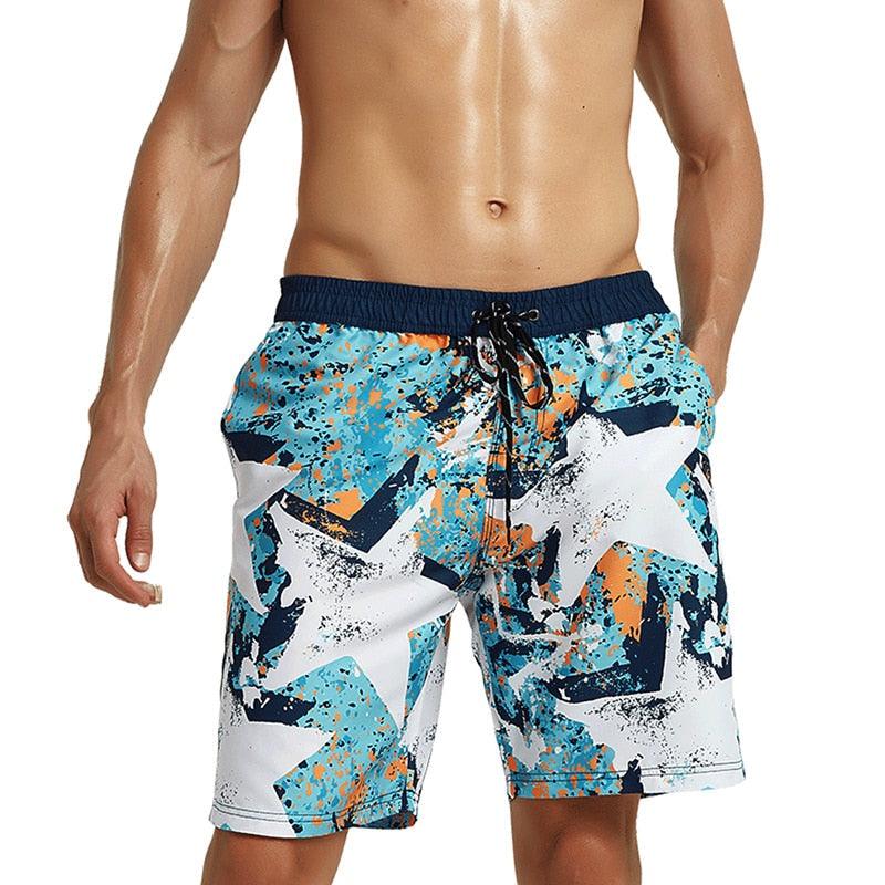 Men's Quick-Dry Beach Shorts for Swimming and Watersports
