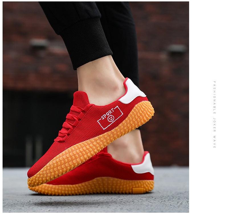 Men's Black Mesh Breathable Sneakers Casual Walking Athletic Shoes