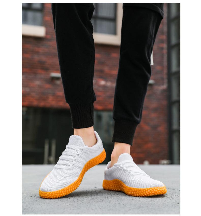 Men's Black Mesh Breathable Sneakers Casual Walking Athletic Shoes