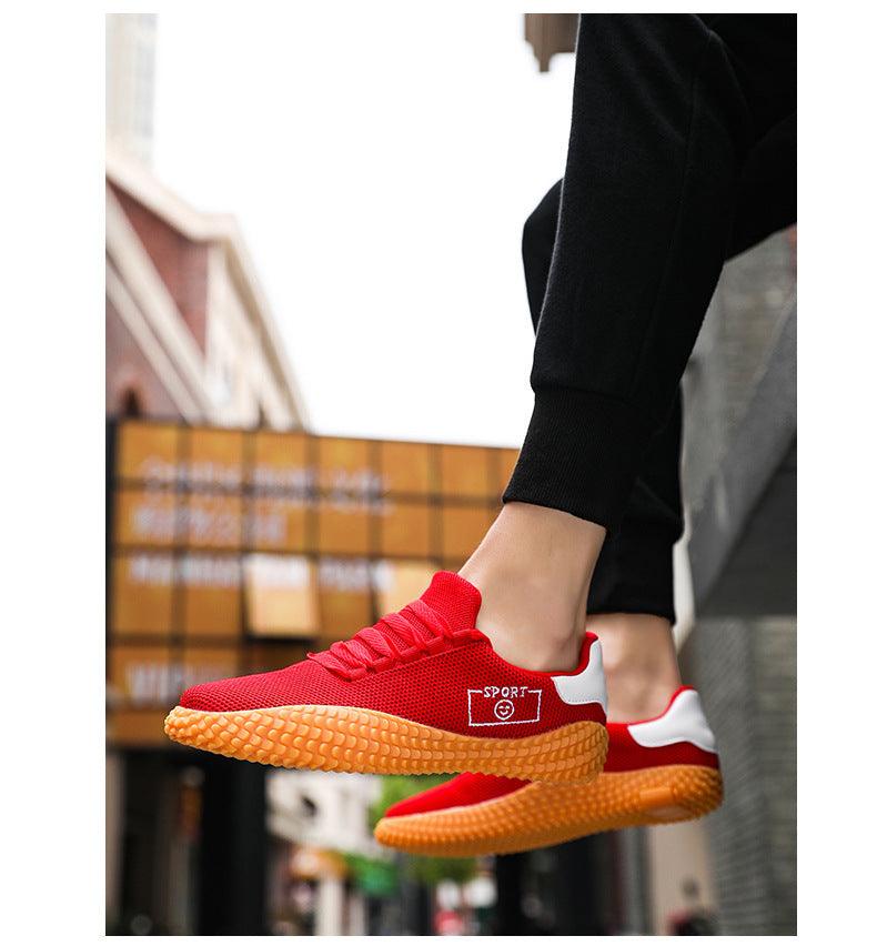 Men's Black Mesh Breathable Sneakers Casual Walking Athletic Shoes