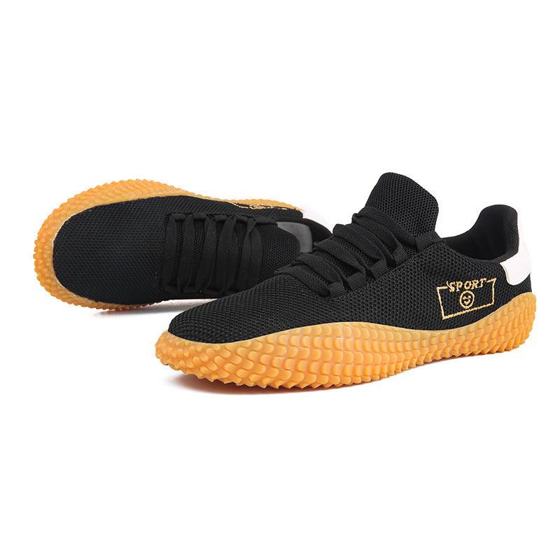 Men's Black Mesh Breathable Sneakers Casual Walking Athletic Shoes