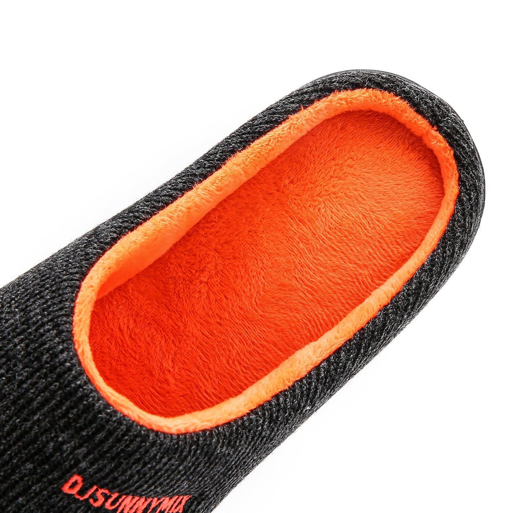 Men's Memory Foam House Slippers, Cozy Closed Toe Indoor Shoes
