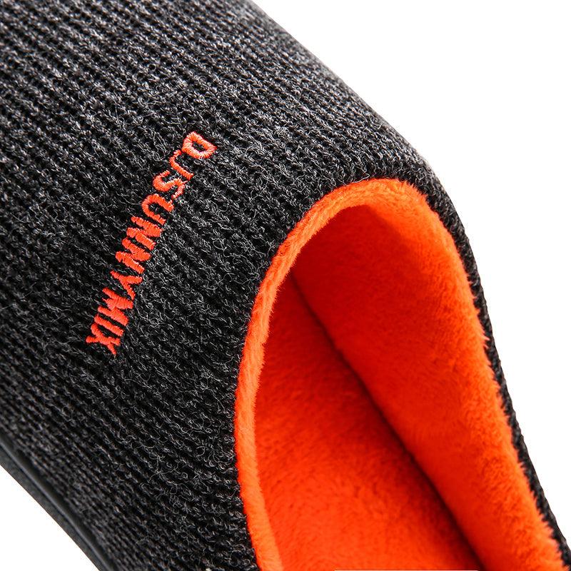 Men's Memory Foam House Slippers, Cozy Closed Toe Indoor Shoes