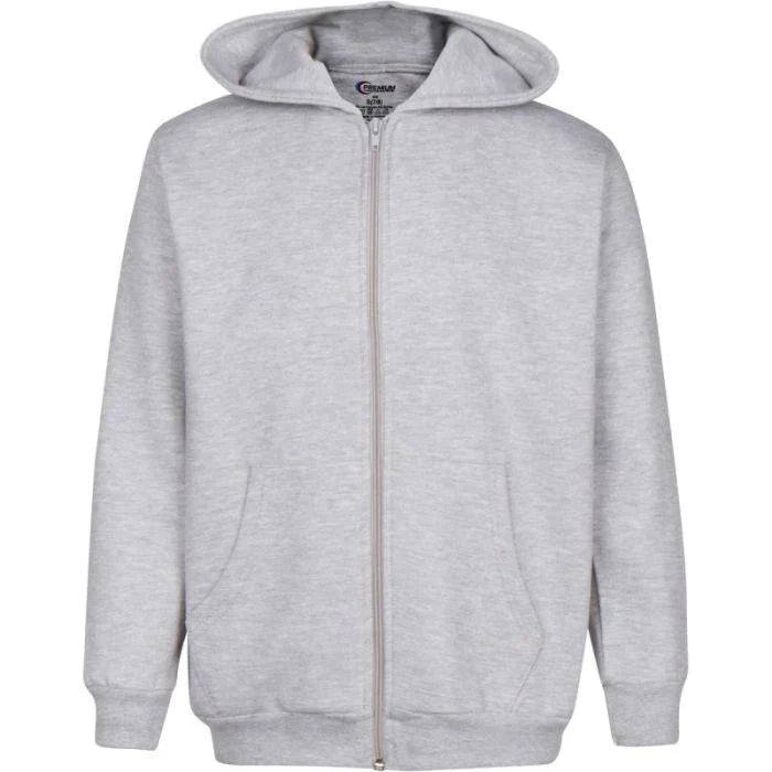 Men's Full Zip Hooded Sweatshirt - Premium Fleece Zip-Up Hoodie
