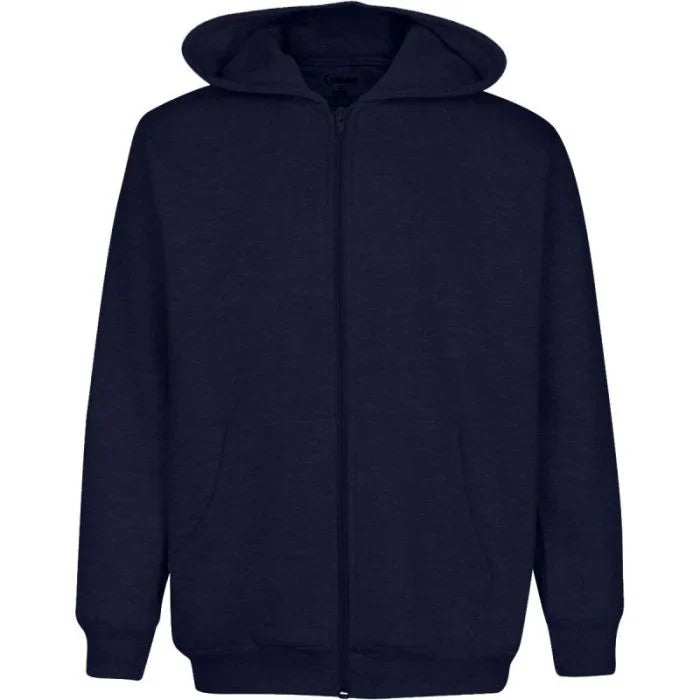 Men's Full Zip Hooded Sweatshirt - Premium Fleece Zip-Up Hoodie
