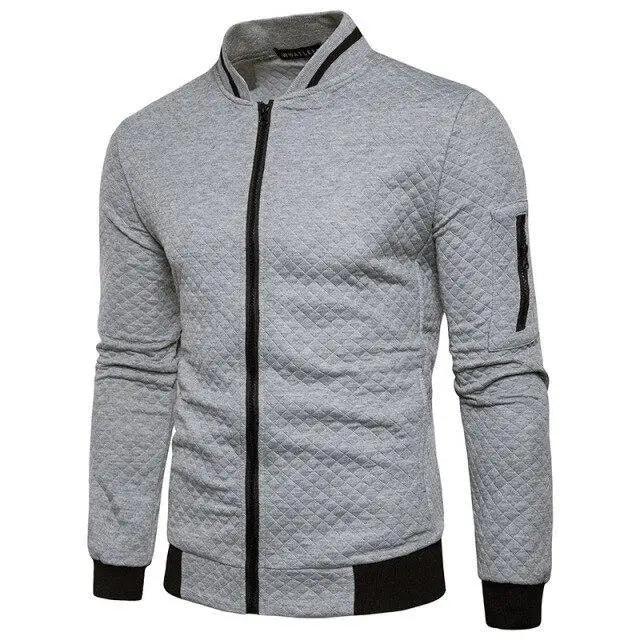 Men's Sportswear Bomber Jacket: Lightweight Fitness Outerwear