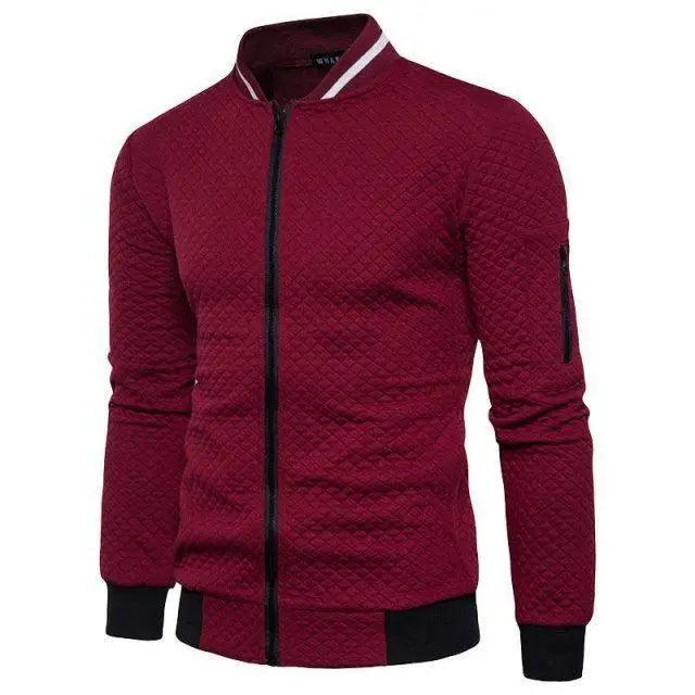 Men's Sportswear Bomber Jacket: Lightweight Fitness Outerwear