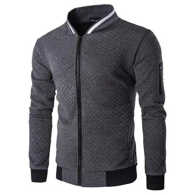 Men's Sportswear Bomber Jacket: Lightweight Fitness Outerwear